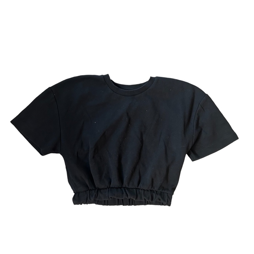Zara Crop Top - Black - Medium